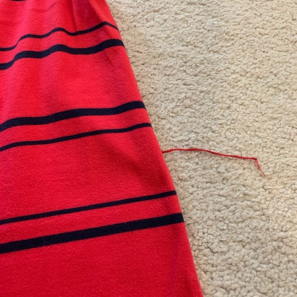 Tommy Hilfiger pink and navy striped dress, XS - Picture 4 of 4